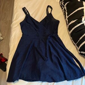 Chic Navy Blue Women's Jumpsuit